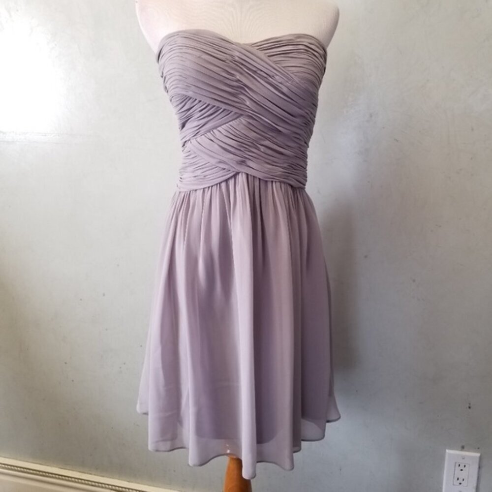 Donna Morgan satin tubetop dress women's size 6 (I5) - Picture 5 of 8